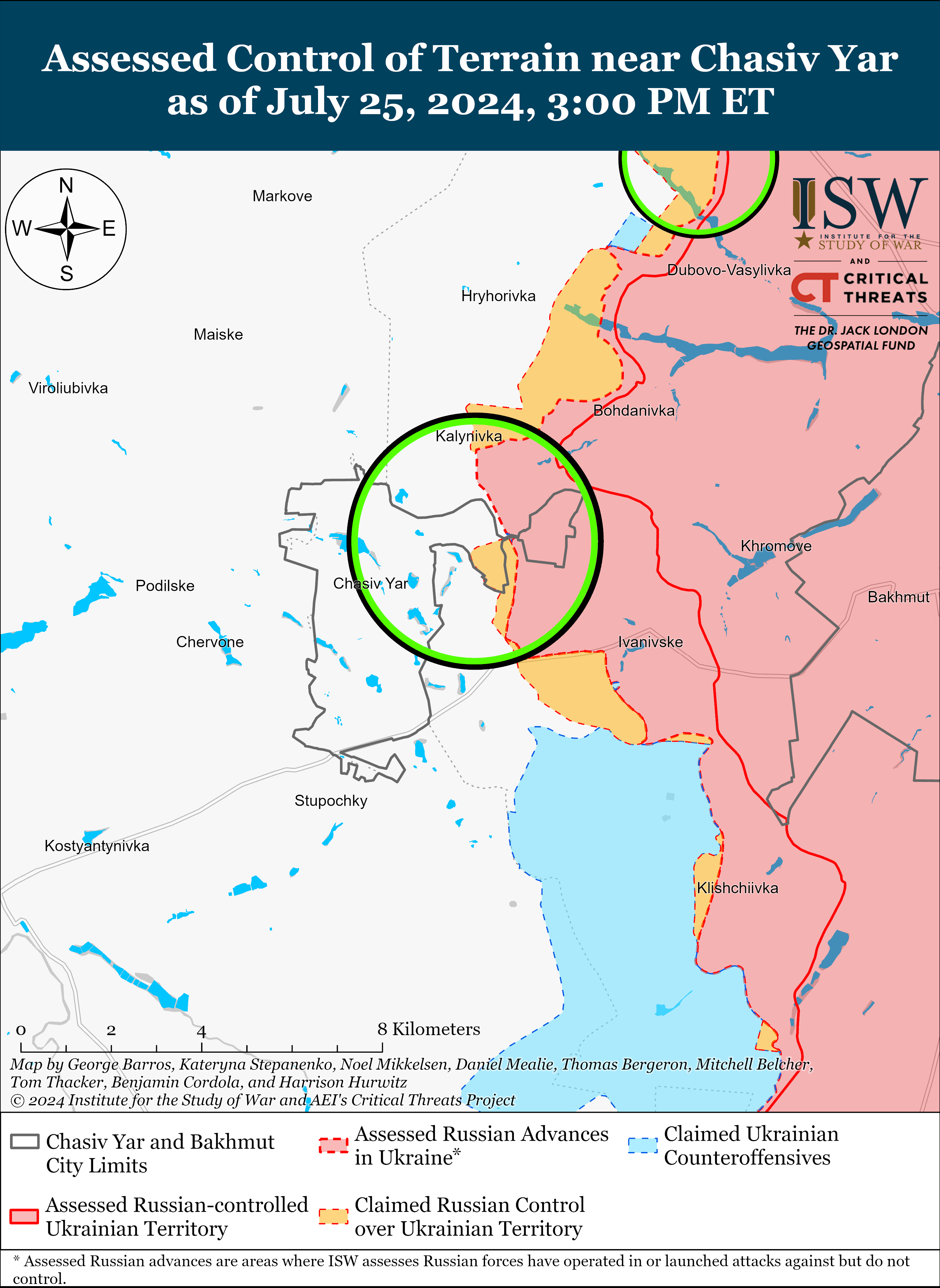 Росіяни просунулися під Харковом, але захоплення Глибокого не підтверджується: карти ISW